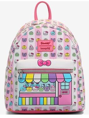 Loungefly Hello Kitty & Friends Mini Backpack Macaron Store Sanrio Kitsch Kawaii